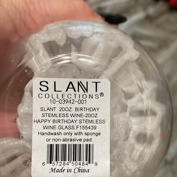 20 oz Happy birthday steam less glass - Picture 5 of 5